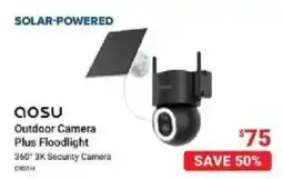 Visions Electronics Aosu outdoor camera plus floodlight 360° 3k security camera offer