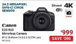 Visions Electronics Canon EOS R50 Mirrorless Camera offer