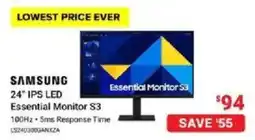 Visions Electronics Samsung 24" ips led essential monitor s3 offer