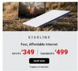 Visions Electronics Starlink Fast, Affordable Internet offer