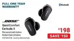 Visions Electronics Bose QuietComfort Earbuds II offer