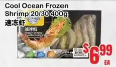 Oceans Fresh Food Market Cool Ocean Frozen Shrimp offer
