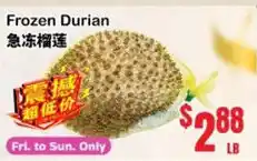Oceans Fresh Food Market Frozen Durian offer
