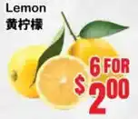 Oceans Fresh Food Market Lemon offer
