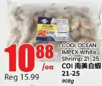 Cool ocean impek white shrimp