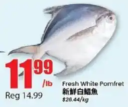 Btrust Supermarket Fresh White Pomfret offer