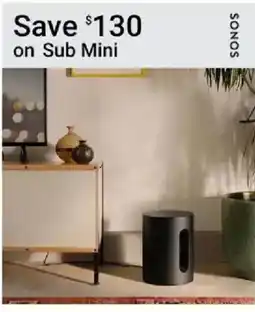 Visions Electronics Sonos Sub Mini offer