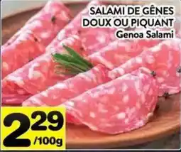 Supermarché PA Genoa Salami offer