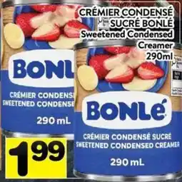 Supermarché PA Bonlé sweetened condensed creamer offer