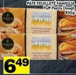 Supermarché PA Famiglia puff pastry dough offer
