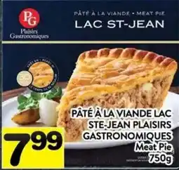 Supermarché PA Plaisirs Gastronomiques meat pie offer