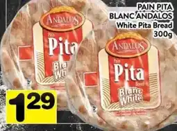 Supermarché PA Andalos white pita bread offer