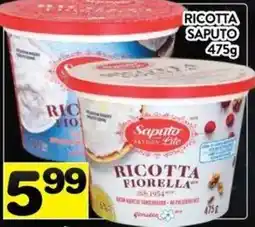 Supermarché PA Saputo ricotta fiorella offer