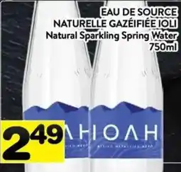 Supermarché PA Ioli natural sparkling spring water offer