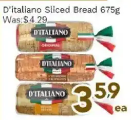 Ample Food Market D'italiano sliced bread offer