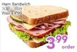 Ample Food Market Ham Sandwich offer