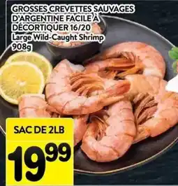 Supermarché PA Large Wild-Caught Shrimp offer