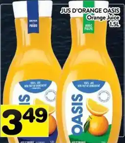 Supermarché PA Oasis orange juice offer
