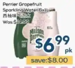 Oceans Fresh Food Market Perrier Grapefruit Sparkling Water offer