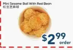 Oceans Fresh Food Market Mini Sesame Ball With Red Bean offer