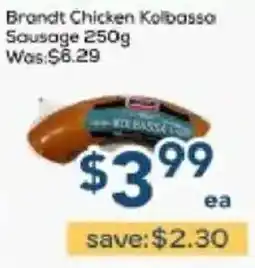 Oceans Fresh Food Market Brandt chicken kolbassa sausage offer