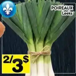 Supermarché PA Leeks offer