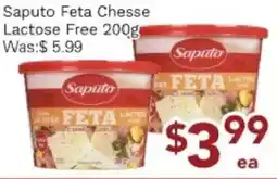 Ample Food Market Saputo feta cheese lactose free offer