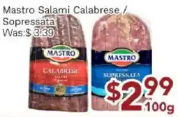 Ample Food Market Mastro salami calabrese sopressata offer