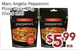 Ample Food Market Marc Angelo pepperoni pizza style offer