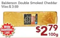 Ample Food Market Balderson double smoked cheddar offer