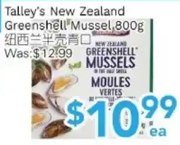 Ample Food Market Talley's new zealand greenshell mussel offer