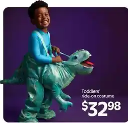 Walmart Toddlers' ride-on costume offer