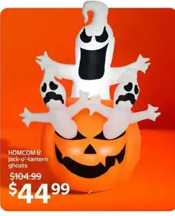 Walmart Homcom jack-o-lantern ghosts offer