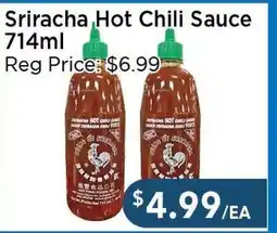 Blue Sky Supermarket Sriracha Hot Chili Sauce offer