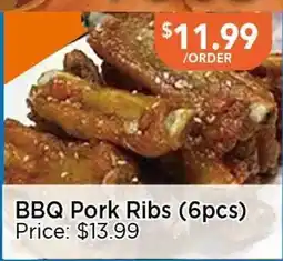 Blue Sky Supermarket BBQ Pork Ribs (6pcs) offer