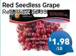 Blue Sky Supermarket Red Seedless Grape offer