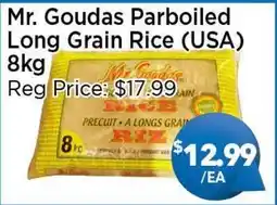 Blue Sky Supermarket Mr. Goudas Parboiled Long Grain Rice (USA) offer