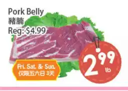 Fresh Palace Supermarket Pork Belly offer
