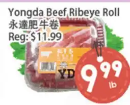 Fresh Palace Supermarket Yongda Beef Ribeye Roll offer