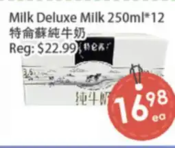 Fresh Palace Supermarket Milk Deluxe Milk 250ml*12 offer