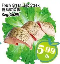 Food Depot Supermarket Fresh Grass Carp Steak offer