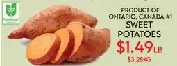Fiesta Farms PRODUCT OF ONTARIO, CANADA #1 SWEET POTATOES offer