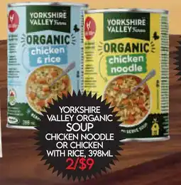 Fiesta Farms YORKSHIRE VALLEY ORGANIC SOUP offer