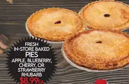 Fiesta Farms FRESH IN-STORE BAKED PIES offer
