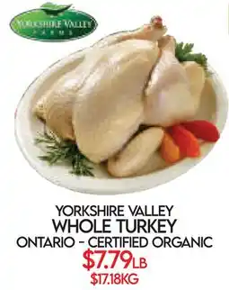 Fiesta Farms YORKSHIRE VALLEY WHOLE TURKEY offer