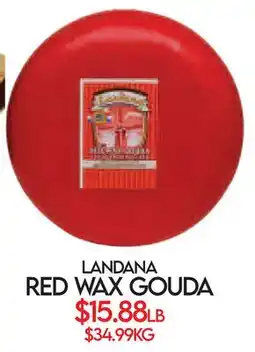 Fiesta Farms LANDANA RED WAX GOUDA offer