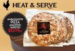 Fiesta Farms HEAT & SERVE AMBASSADOR PIZZA offer