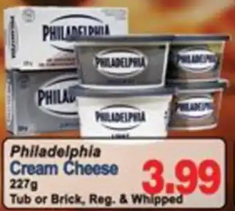 Philadelphia cream cheese