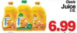 Concord Food Centre & Oak Ridges Food Market Oasis Juice offer