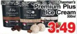 Concord Food Centre & Oak Ridges Food Market Chapman's Premium Plus Ice Cream offer